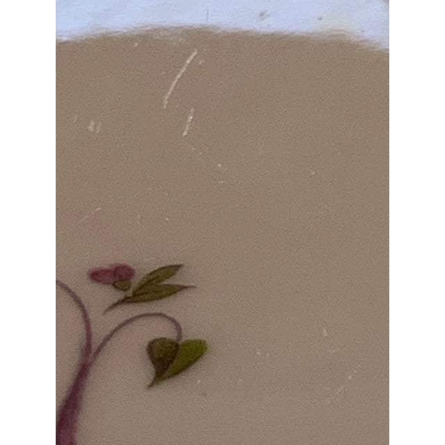 White Vintage English Bone China Salad or Dessert Plates Set of 8 For Sale - Image 8 of 11