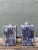 Purple Vintage Dual Cubic Ceramic Vase For Sale - Image 8 of 12
