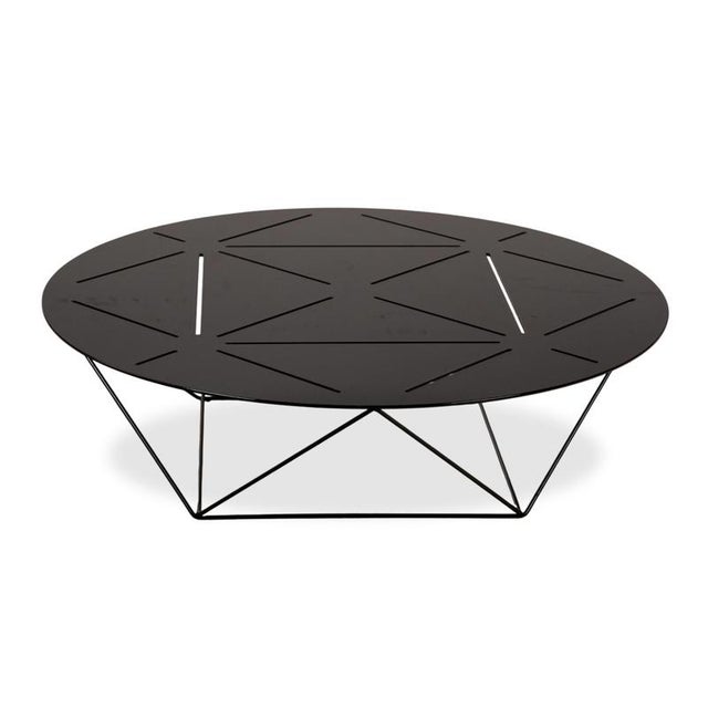 Steel Joco Coffee Table in Black Anthracite from Walter Knoll For Sale - Image 10 of 11