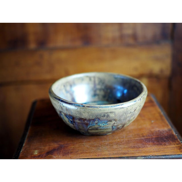 Brown 1970s French Tenmoku Michel Le Gentil Bowl For Sale - Image 8 of 11