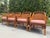 Palecek Vintage Palecek Wicker Dining Armchairs With Cushions – Set of 4 For Sale - Image 4 of 18