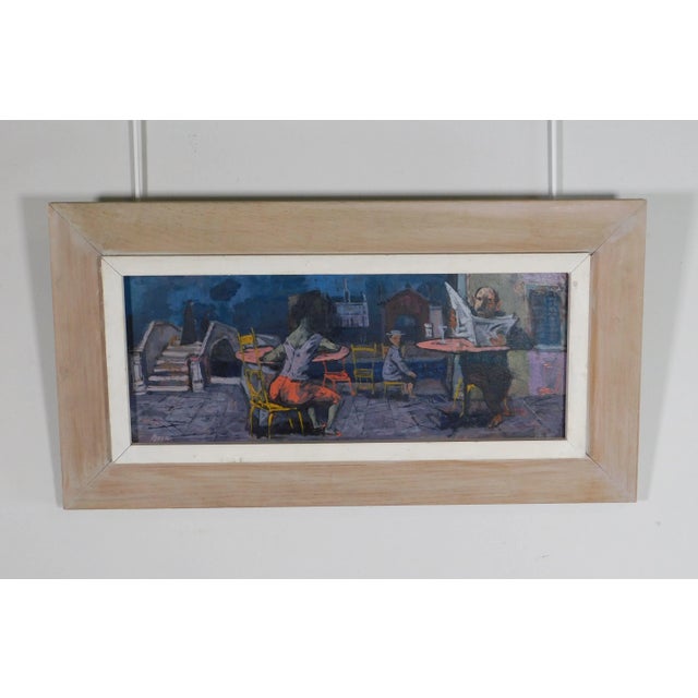 High Quality Framed Oil Painting on Board Signed Bosa