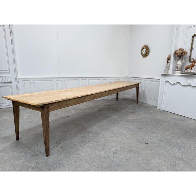 Large Wooden Table, 1940 For Sale - Image 13 of 13