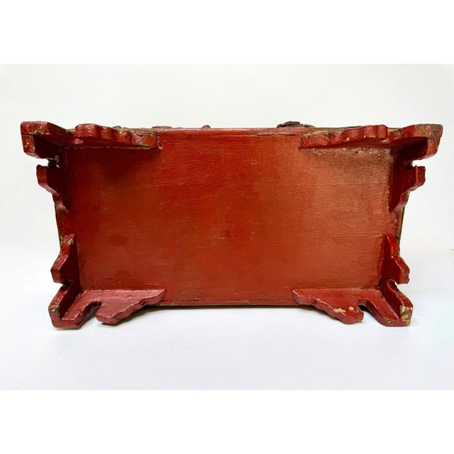 Late 19th Century Burmese Kammavaca Manuscript Chest - 14.5 In For Sale - Image 13 of 17