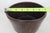 1899 Handmade Pottery Dish Dark Brown Glaze Salt Crock Bowl With Lip For Sale - Image 9 of 12