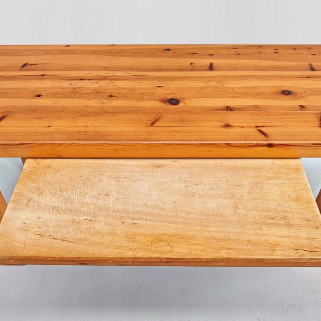 Sine Loco Rectangular Wooden Table by Raffaello Biagetti for Atelier Biagetti, 1970s For Sale - Image 10 of 18