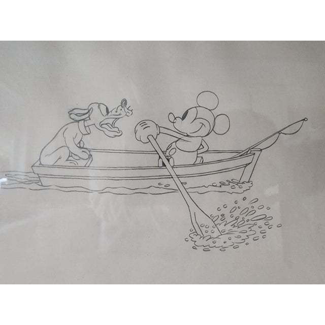 1931 Original Mickey Mouse and Pluto Drawing by Les Clark For Sale - Image 4 of 10
