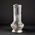 French Hand-Blown Crystal Vase with Silver Mounts and Minerva Mark, 1890s For Sale - Image 11 of 11