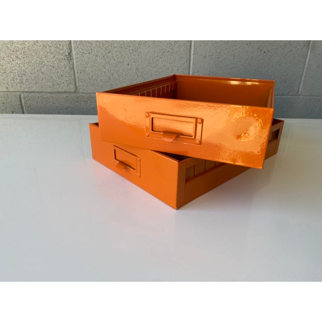 Mid Century Steel Drawer Insert, Repurposed as Organizer / Container ...