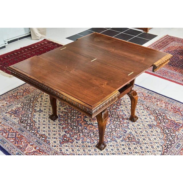 Brown English Extendable Coffee Table For Sale - Image 8 of 14
