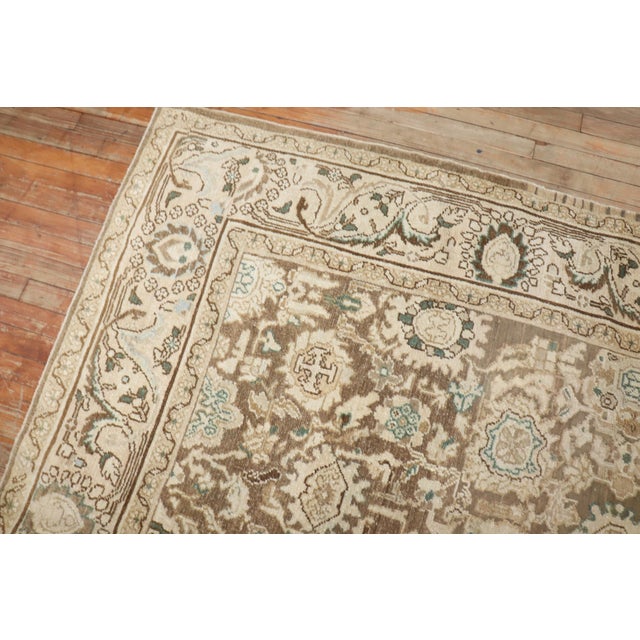 Early 20th Century Zabihi Collection Brown Persian Malayer Rug - 6'10" x 10' For Sale In New York - Image 6 of 9