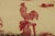 Glass Chintz Crackle Painted Red and Cream Wall Mirror For Sale - Image 7 of 13