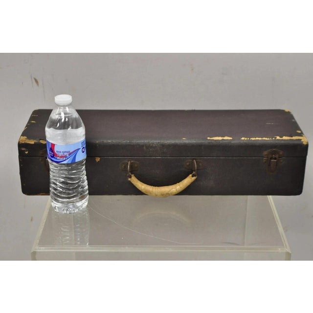 Antique Mah Jong Jongg Bakelite Game Set 148 Tiles 5 Racks For Sale - Image 11 of 12