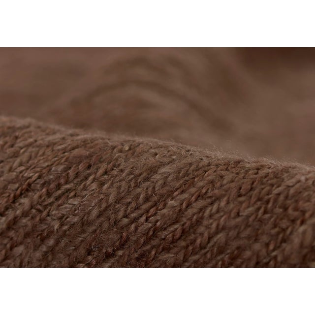 Textile Pure Salt Torquay Walnut Sumack Weave Jute/Argenitian Wool Area Rug, 6'3" X 9' For Sale - Image 7 of 12