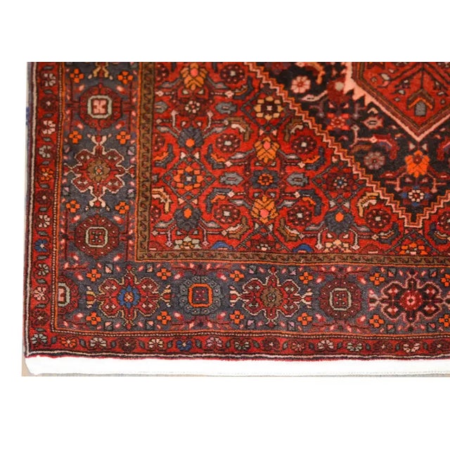 Vintage Persian Hamadan Rug For Sale - Image 10 of 13