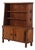 French Brutalist Solid Oak Open Top Cabinet, C. 1940 For Sale