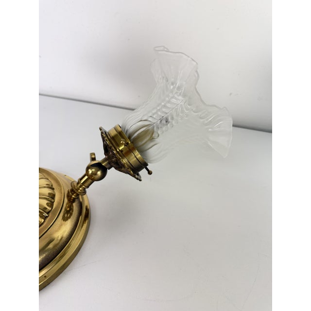 Adjustable Ceiling Lights in Brass and Murano Glass, 1960s, Set of 2 For Sale - Image 15 of 18