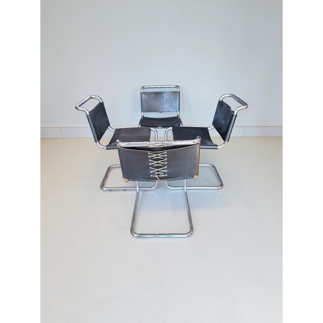 Spoleto Cantilever Chairs from Knoll International, 1970s, Set of 4 For Sale - Image 4 of 9