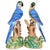 1980s Vintage Chinese Blue Majolica Parrot Figurines - A Pair For Sale - Image 5 of 13