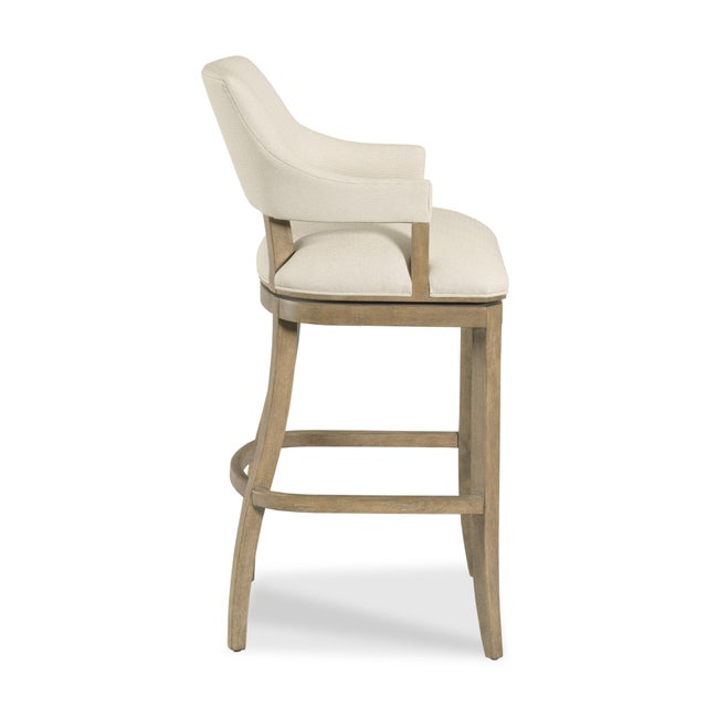 Woodbridge Furniture Woodbridge Furniture Timothy Bar Stool For Sale - Image 4 of 4