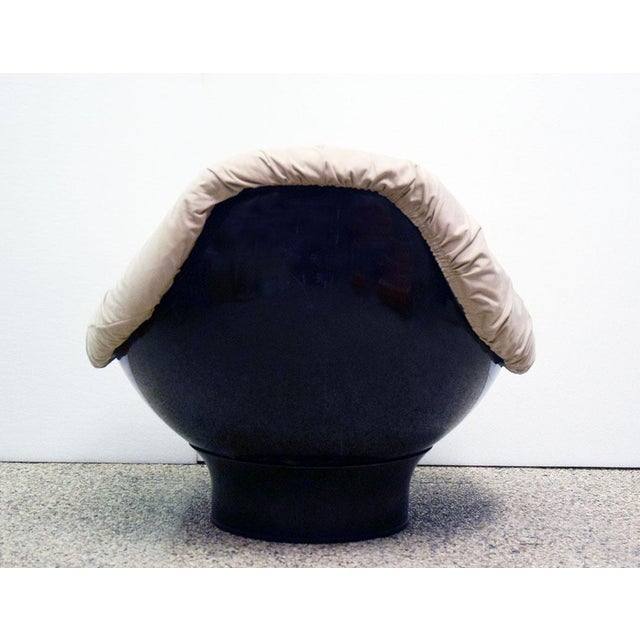 Beige Set of Rodica Lounge Chair and Ottoman by Mario Brunu for Comfort, 1970s For Sale - Image 8 of 15