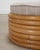 Mid-Century 7 Strand Paul Frankl Style Stacked Rattan Ottoman For Sale - Image 14 of 18