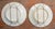 Ceramic 18th Century Pair of Chinese Export Armorial Decorative Rustic Plates For Sale - Image 7 of 12