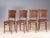 A set of four bentwood chairs produced by jacob & josef kohn (also written j. & j. Kohn), the vienna and moravia based...