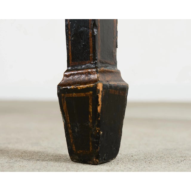 English George III Style Chinoiserie Decorated Lacquer Desk For Sale - Image 16 of 18