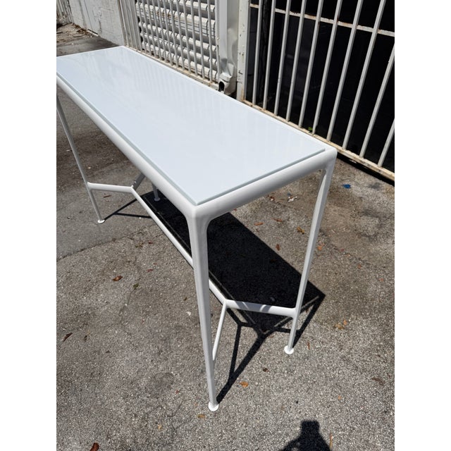 Richard Schultz White Porcelain 1966 Collection Outdoor High Table for Knoll For Sale - Image 17 of 17