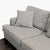 Ethan Allen Arcata 3-Seat Gray Sofa With Cushions For Sale In San Francisco - Image 6 of 9