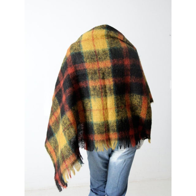 Farmhouse Vintage Scottish Wool Lap Blanket For Sale - Image 3 of 11