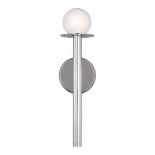 Kelly Wearstler by Visual Comfort Studio Nodes 1-Light Sconce in Polished Nickel For Sale