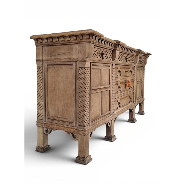 Early 1900s Rustic European Sideboard For Sale - Image 11 of 13