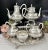 This is for a unique Silver Tea Set that is from Spain. The Set includes a tea pot, coffee pot, creamer, sugar bowl with...