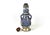 Ceramic Mid-Century Moroccan Hand Painted Cobalt Ceramic Decanter with Wire Filigree Detailing, 1950s For Sale - Image 7 of 14