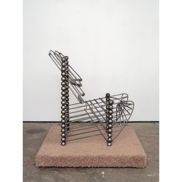 Joseph Dieppa of Dieppa Design Futuristic Brutalist Modular Lounge Chair For Sale - Image 4 of 8