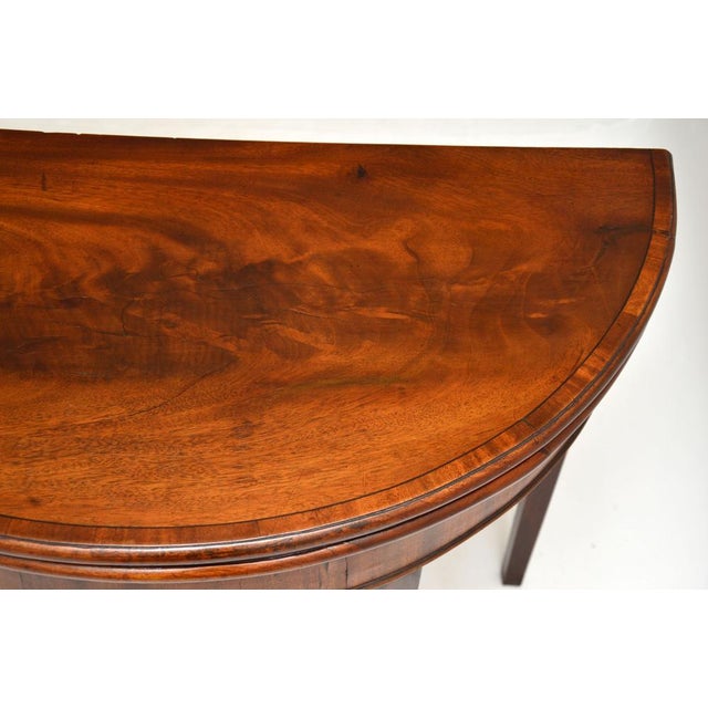 Antique George III Card Table, 1790s For Sale - Image 11 of 14