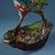 Vintage Chinese Cloisonné Enamel & Gilt Bronze Rooster Sculpture on Stand For Sale - Image 4 of 10