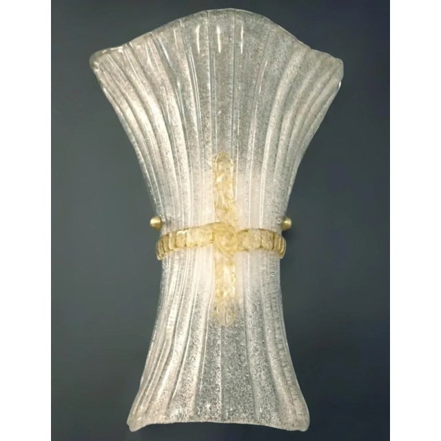 Italian 1960s Graniglia Bow Sconce For Sale - Image 3 of 10