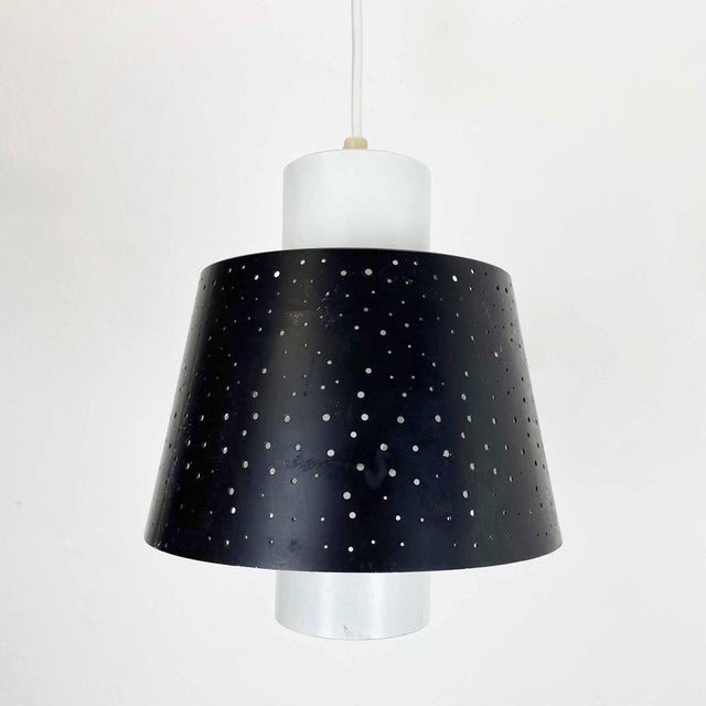 Modern Modernist Space Age Hanging Light attributed to Ernest Igl for Hillebrand Lights, 1960s For Sale - Image 3 of 18