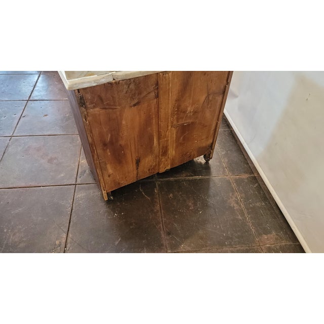 Antique Victorian Cherry Commode Wash Stand Cabinet For Sale - Image 10 of 10