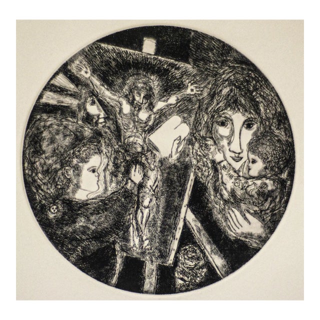 Gian Paolo Berto, Painter, Etching, 1974 For Sale