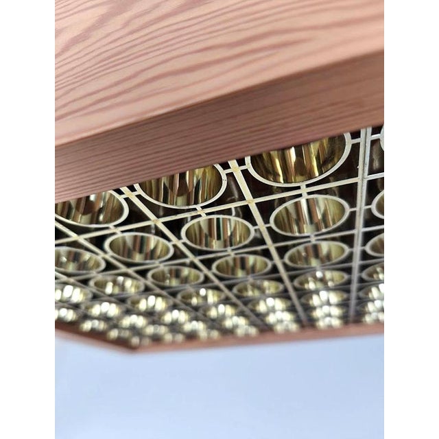 Vintage Swedish Pine Ceiling Light, 1970s For Sale - Image 9 of 15