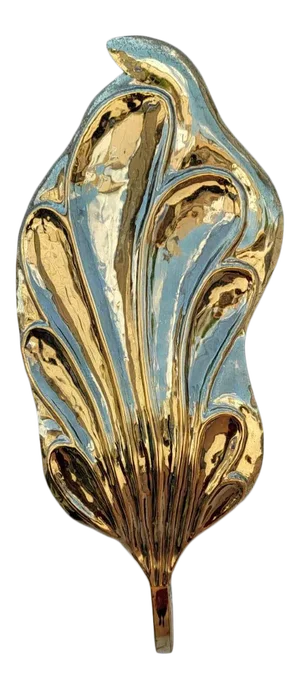 Italian Single Leaf Wall Sconce by Carlo Giorgi & Tommaso Barbi for Bottega Gadda