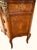 Pink Vintage Louis XV Style Floral Marquetry Bombe Commode With Marble Top For Sale - Image 8 of 18