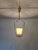 Mid-Century Scandinavian Brass Pendant Lamp with Glass Shade, 1950s For Sale - Image 11 of 18