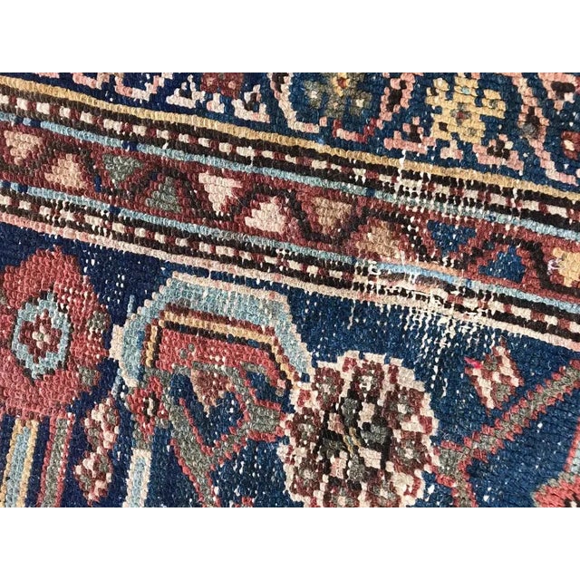 Red Antique Fine Farahan Rug For Sale - Image 8 of 13