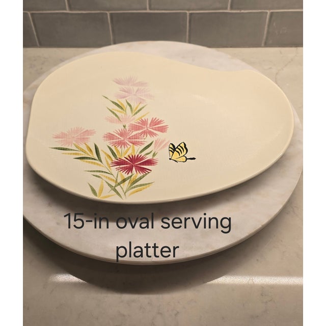 Ceramic 1950s Mid Century Modern Red Wing Pink Spice Collection - 53 pieces For Sale - Image 7 of 18