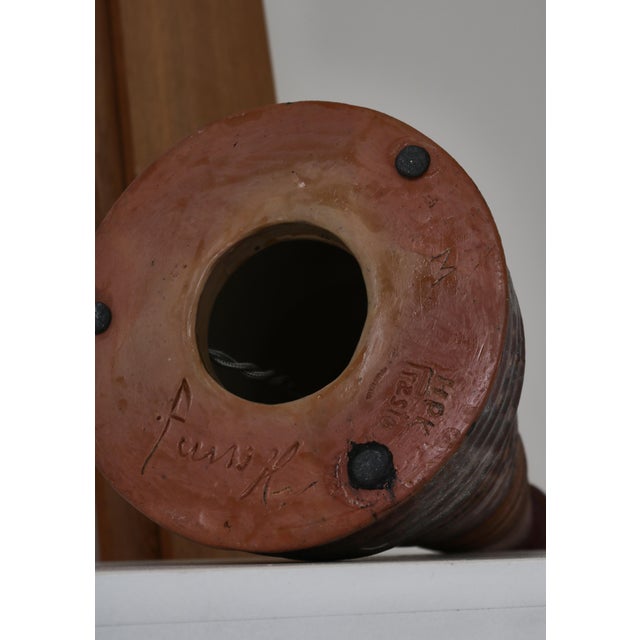 Art Nouveau Ceramic Table Lamp from Hans Henrik Petersen Hpk, Denmark, 1930s For Sale - Image 16 of 18